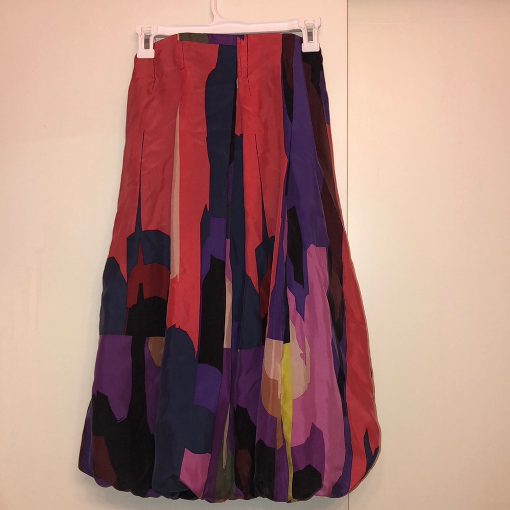 Multi-color Trace Reese strapless dress